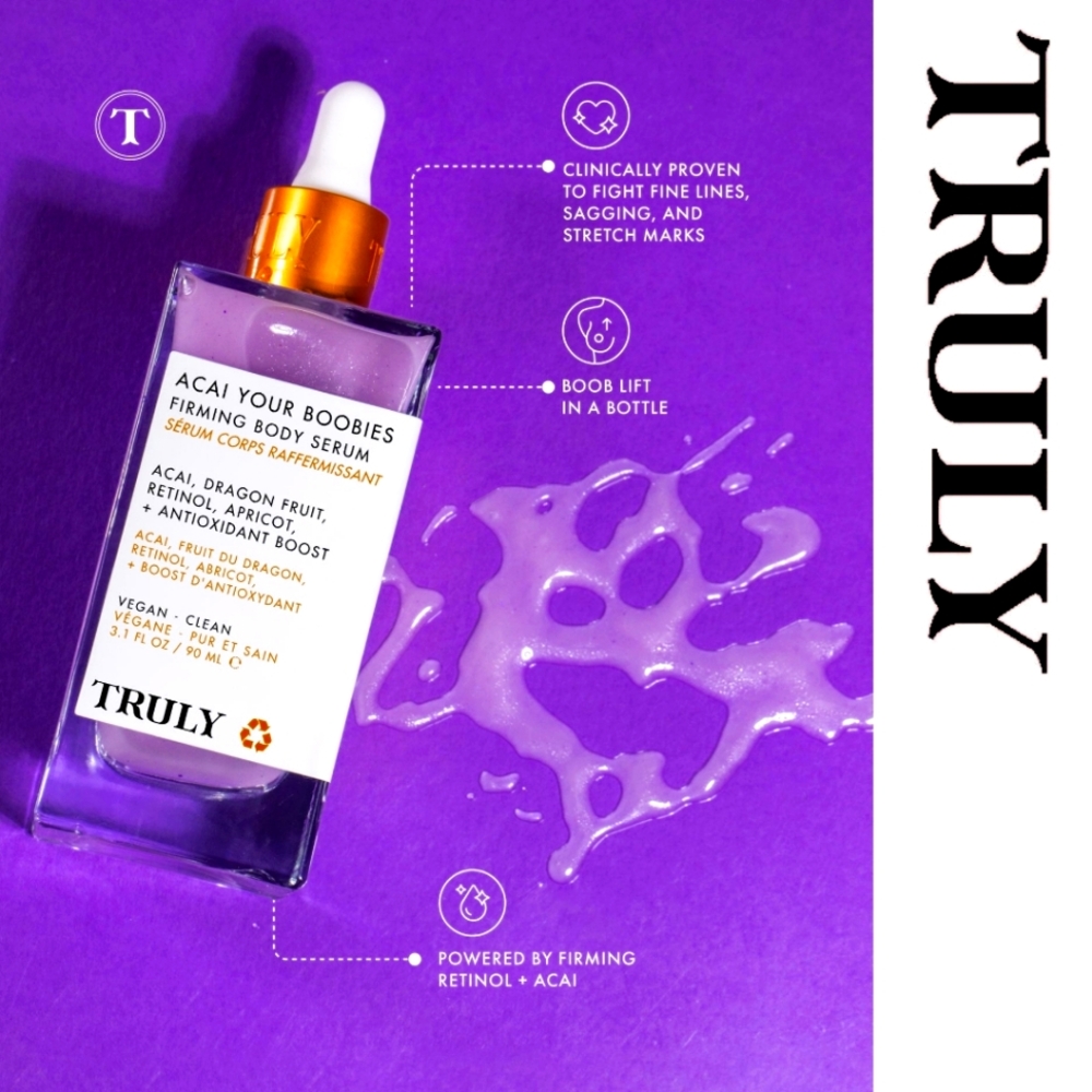 Truly- Acai Your Boobies Firming Body Serum Post-Shower Boobie Serum